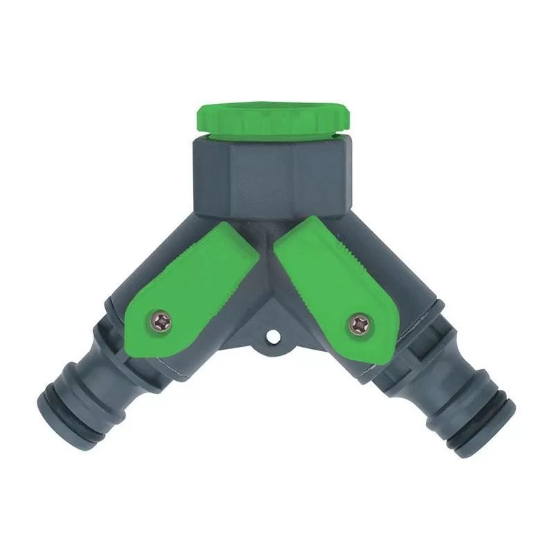 Распределитель 2х -канальный для шланга 3\4" Фарина 93474