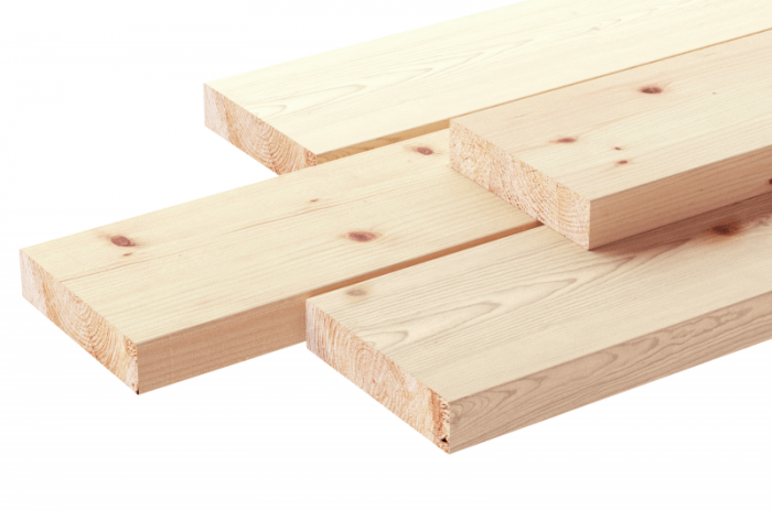 Доска сухая строганая 36*95*6000 сорт АВ  