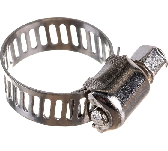 Хомут 20-35мм нержавеющий (1шт) Стр-Метиз