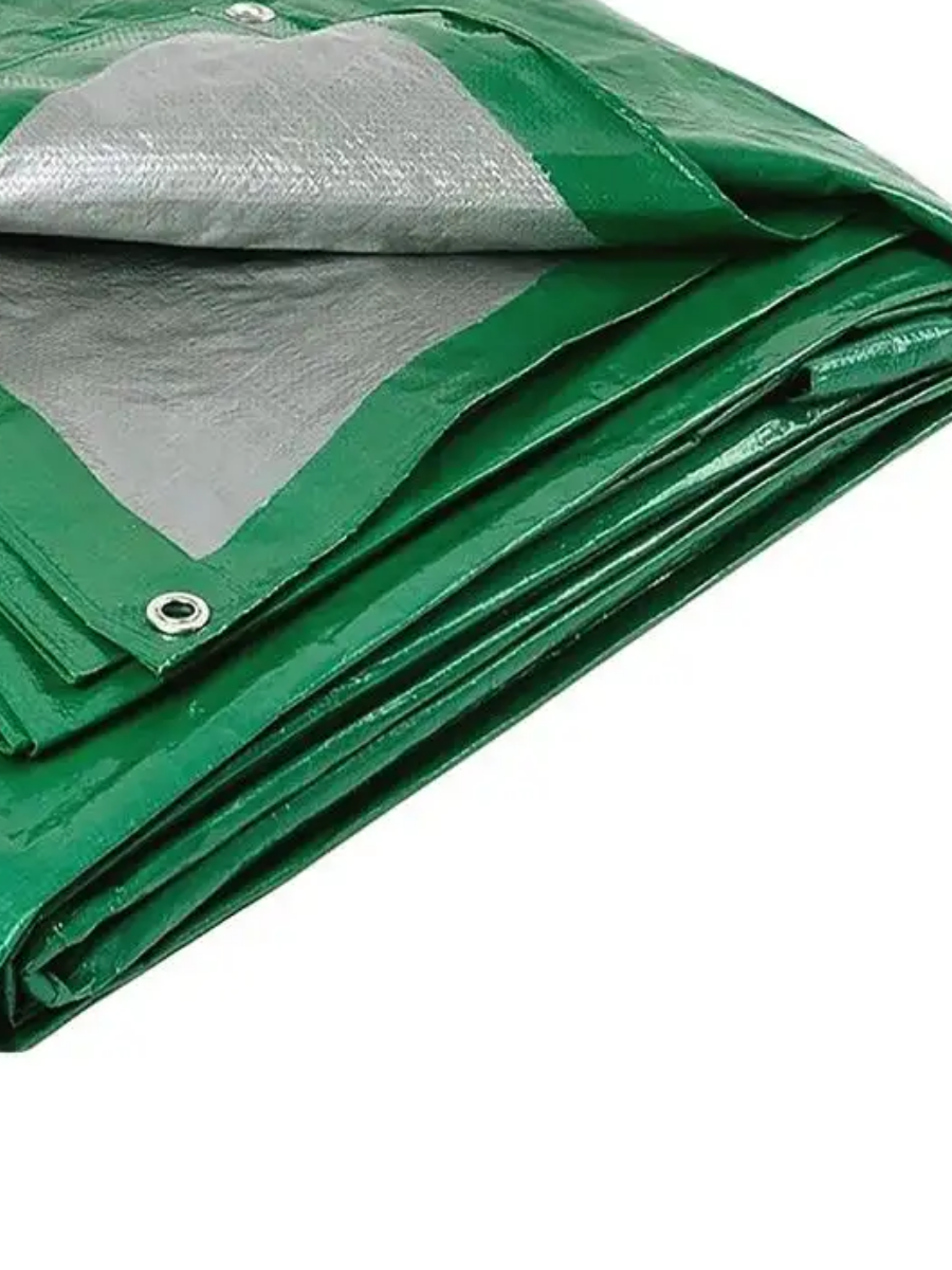 Тент защитный 4*5м 120г\м2 серебрянный