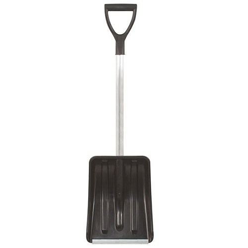 Лопата снегоуборочная 365*260мм алюминиевый черенок Актив-Авто 68106