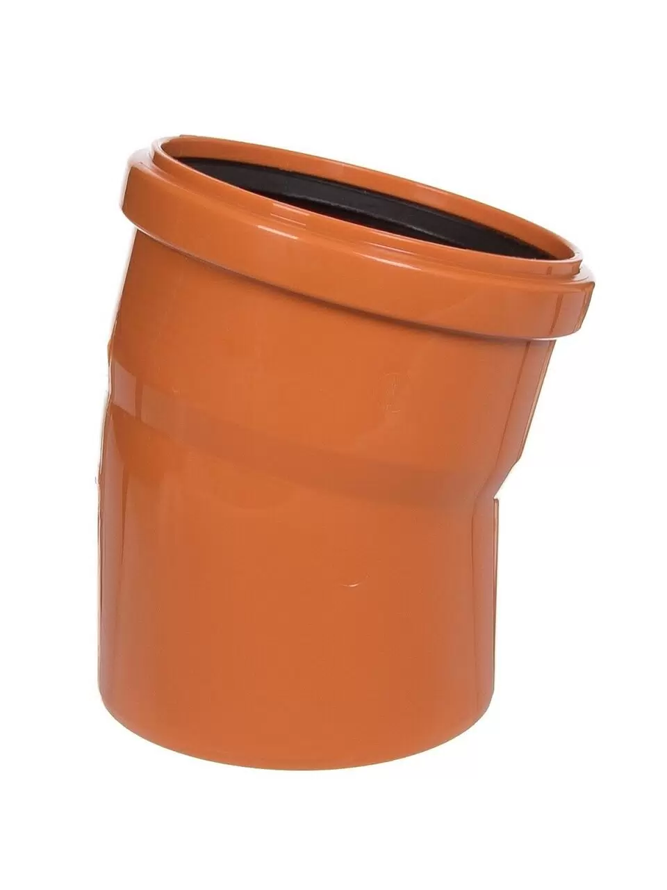 Отвод канализационный наружный 110мм\15град РТП 36657