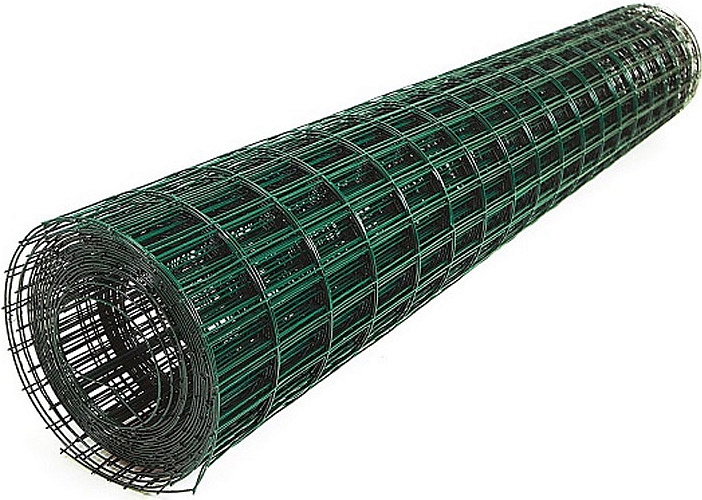 Сетка сварная ПВХ 1.5*15м 50*100*2мм 