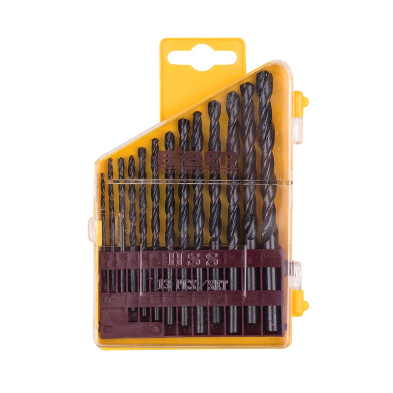 Набор сверл по металлу HSS 1.5-6.5мм (13шт)  Бибер 74131