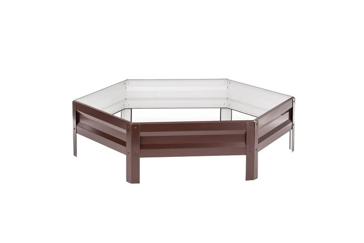 клумба мет шестигран 3ярус Полимакс