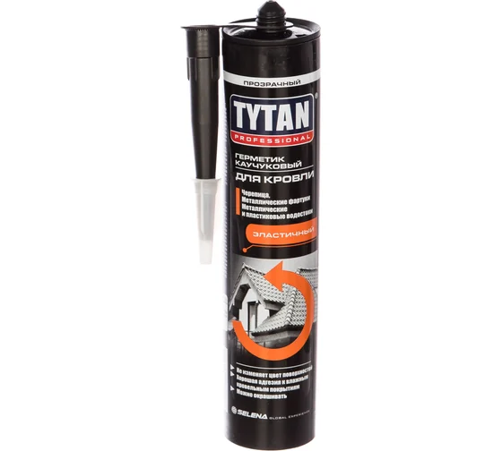 герметик кауч Титан д\кровли 310мл прозр (440)