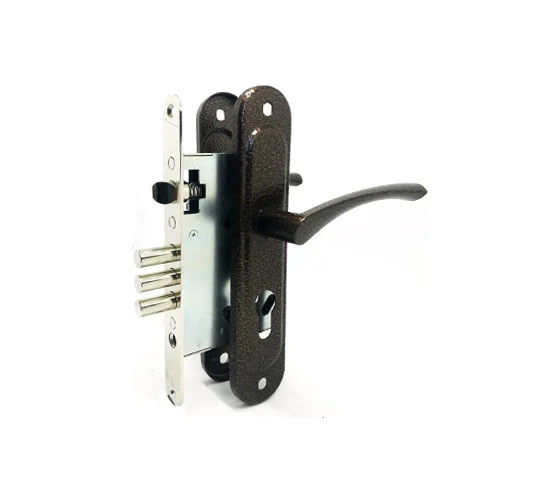 замок врезной Зенит-3В4.009\17 Профи медь