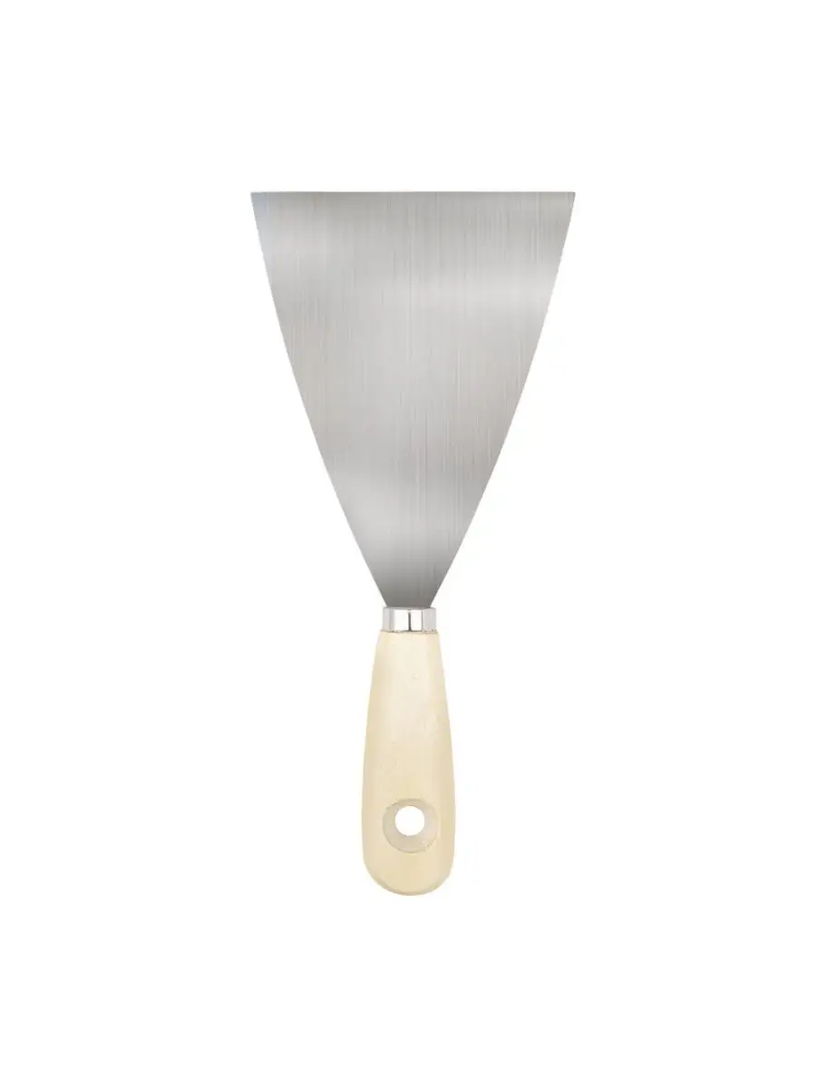 шпатель маляр 100мм нерж сталь\дер руч Бибер 35106