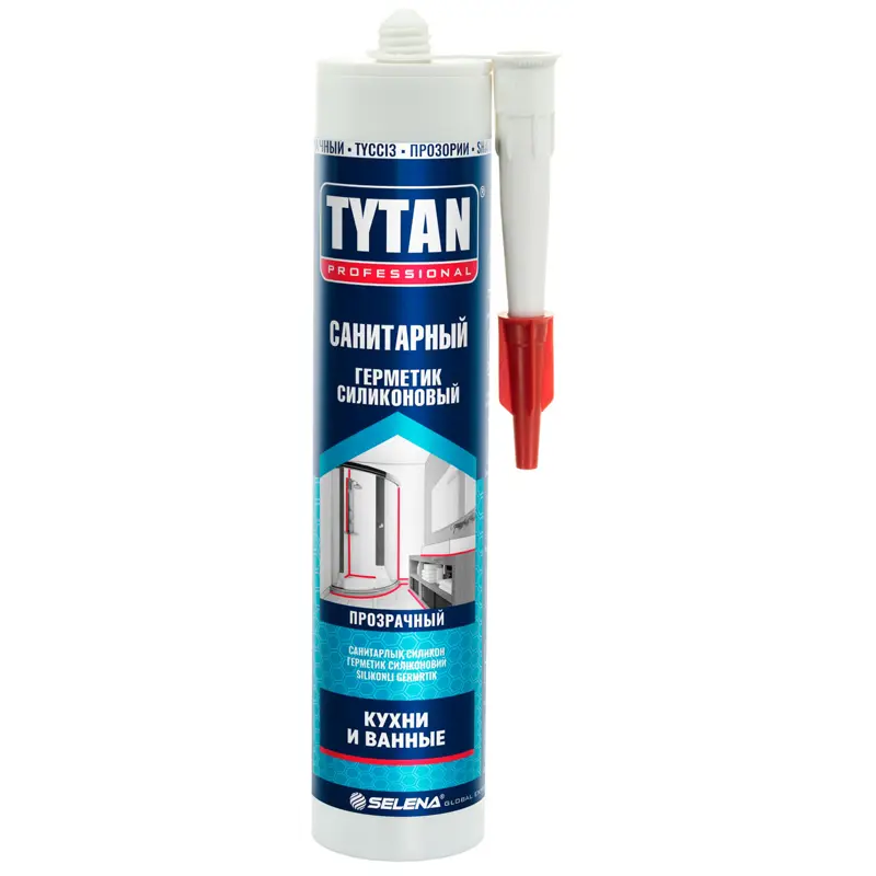 Герметик силиконовый Титан санитарный безцветный 280мл