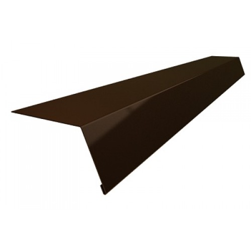 Планка карнизная 100*69*2000 Коричневая