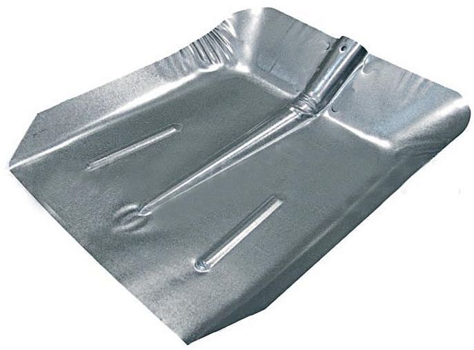 Лопата снеговая 355*380мм оцинкованная без черенка