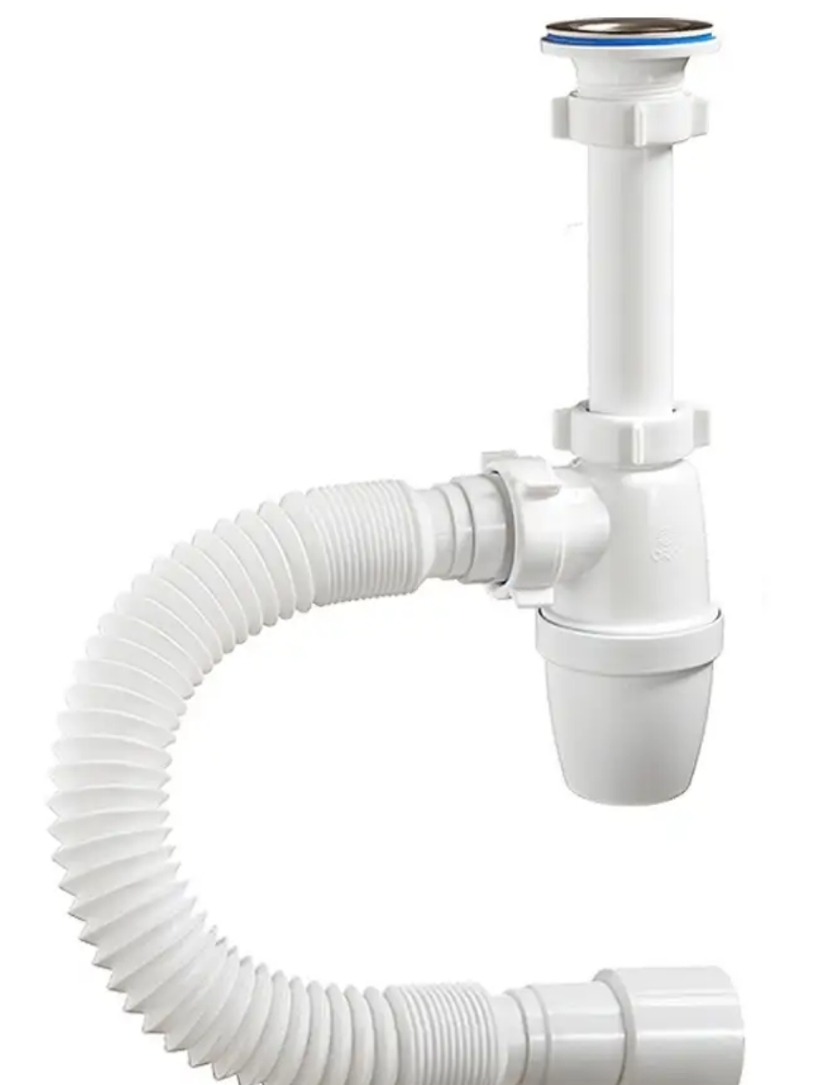 Сифон Орио для мойки 1.1/4-40 гибкая труба 40-40\50 A32059