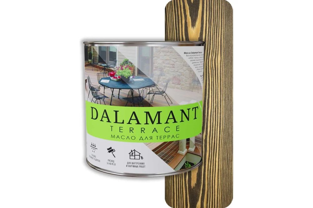 Масло для террас Dalamant Terrace 2.0 Палисандр