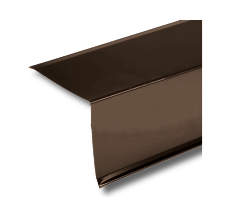 Планка торцевая 95*120*2000 Коричневая