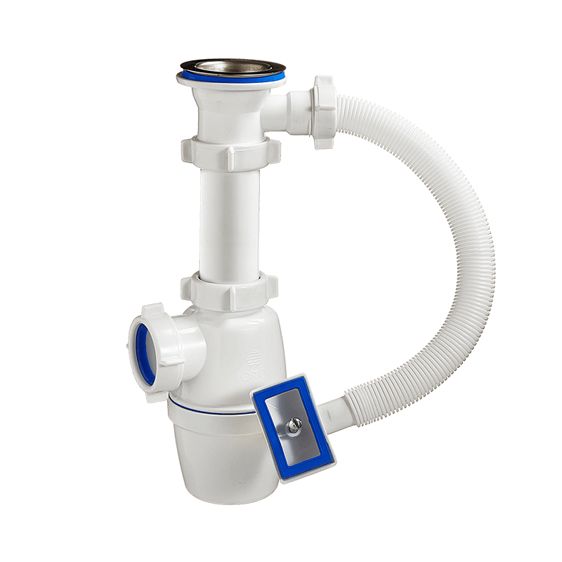 Сифон Орио бутыл 1 1/2-40 с перелив д70 А-4004