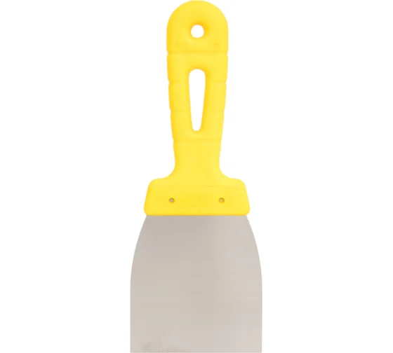 шпатель фасад 80мм нерж\пл руч МастерБибер 35173