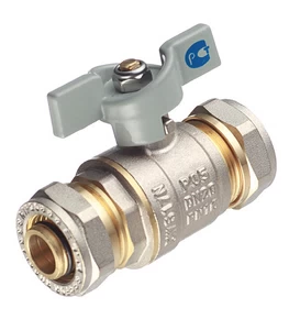 кран шаров 20*20 д\м\пл\труб обж бабоч Валфе132742