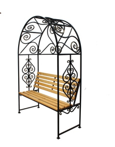 СКАМЕЙКА №10 1.5м с перлог\дерево 