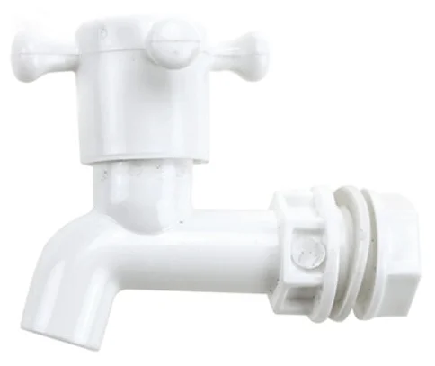 Кран пластиковый для бачка д1см дл 8см 18372 