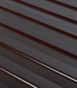 Профнастил С8 2*1.20м коричневый (0.4мм)