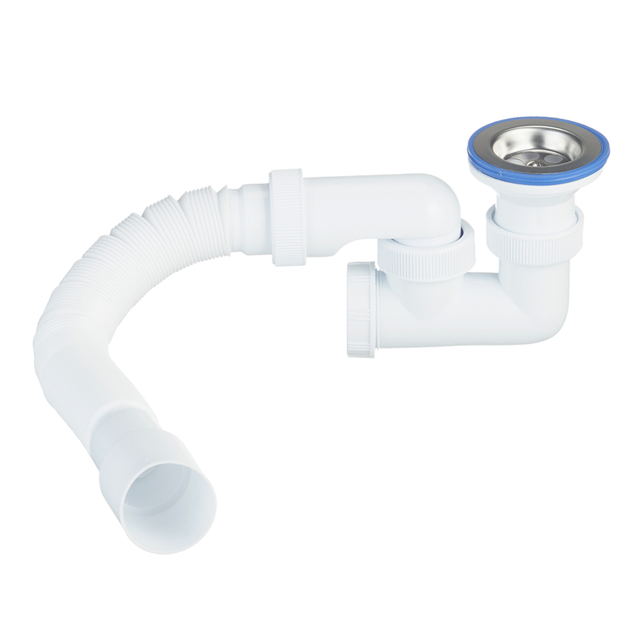 Сифон для душевого поддона S-обр 1.1\2-40 гиб\тр 40-40\50