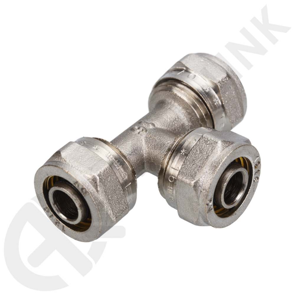 Тройник  обжимной соединительный 16-16-16 00160 Aqualink 
