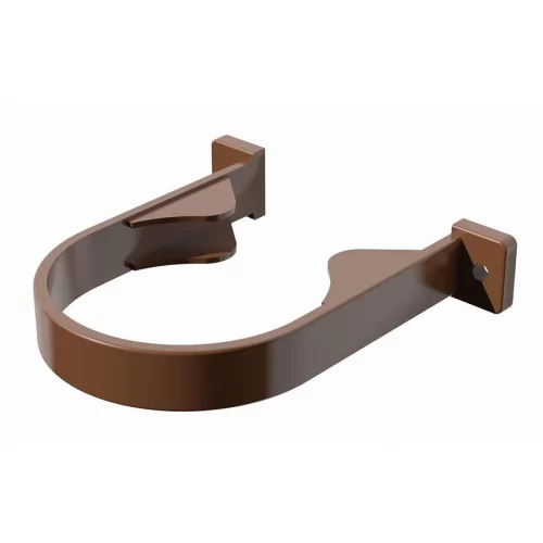 Хомут водосточный д80мм коричневый Verat 