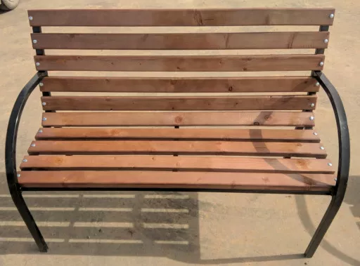 СКАМЕЙКА №1 с деревом 1.5*0.41*0.9м 