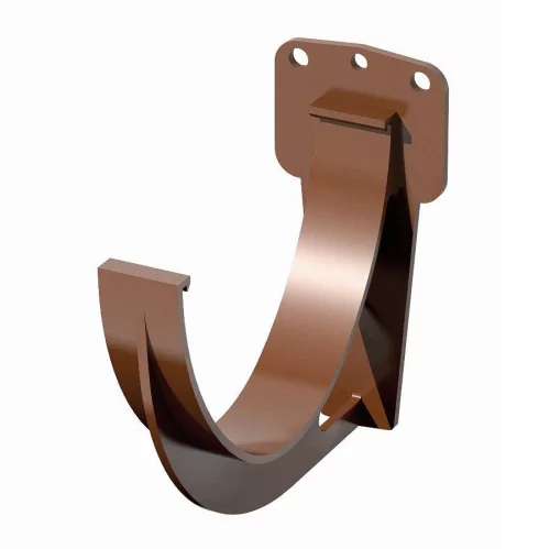 Кронштейн желоба ПВХ коричневый Verat 