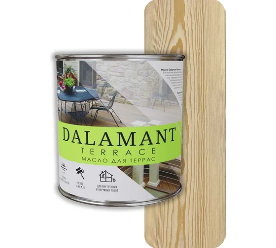 Масло для террас Dalamant Terrace 0.7 Палисандр 