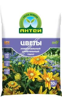 Грунт для цветов 10л 2711106