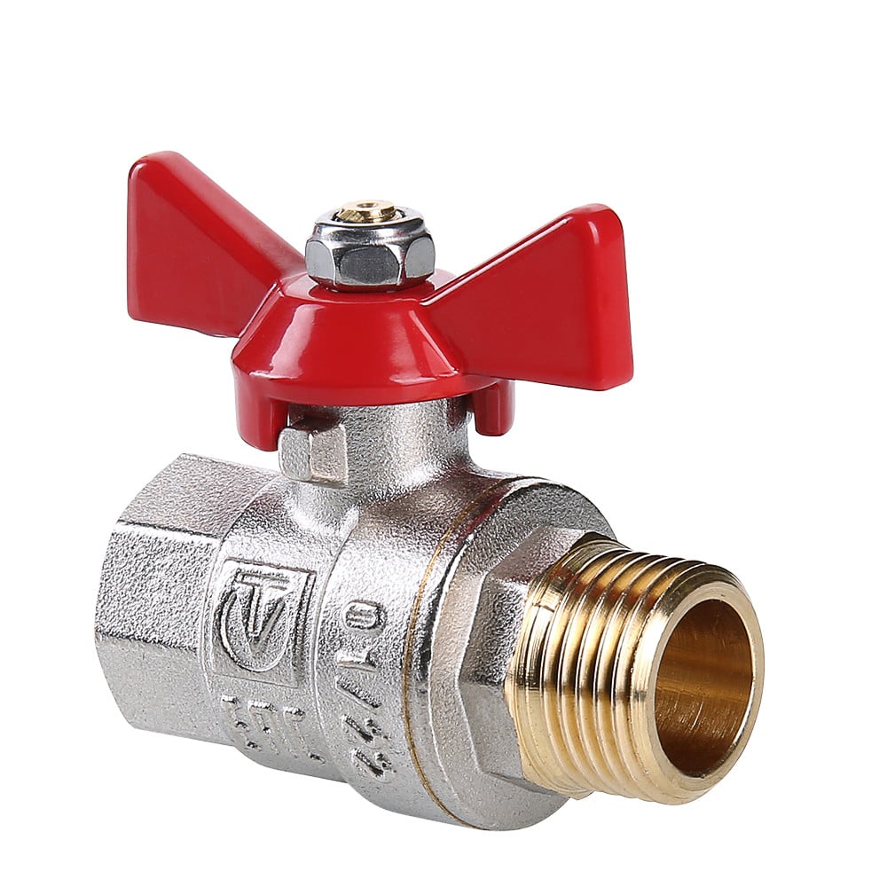 кран шаров 1\2 в\н бабоч VT Base VT.218.N.04