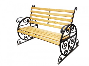 СКАМЕЙКА №9 1.5м с деревом