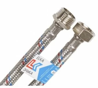 Подводка для воды в\в 1\2-40см лат\гайка Elka 91731