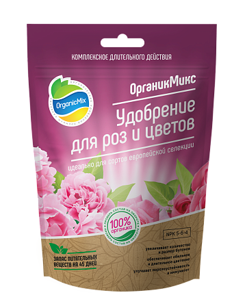 Органик Микс удобрение для роз и цветов 200г