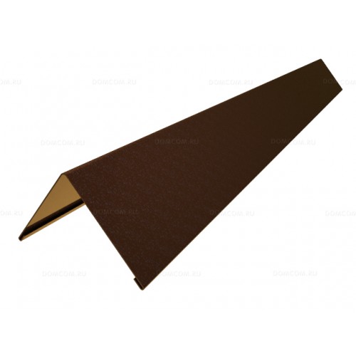 Планка конька плоск 150*150*2000 Коричневая