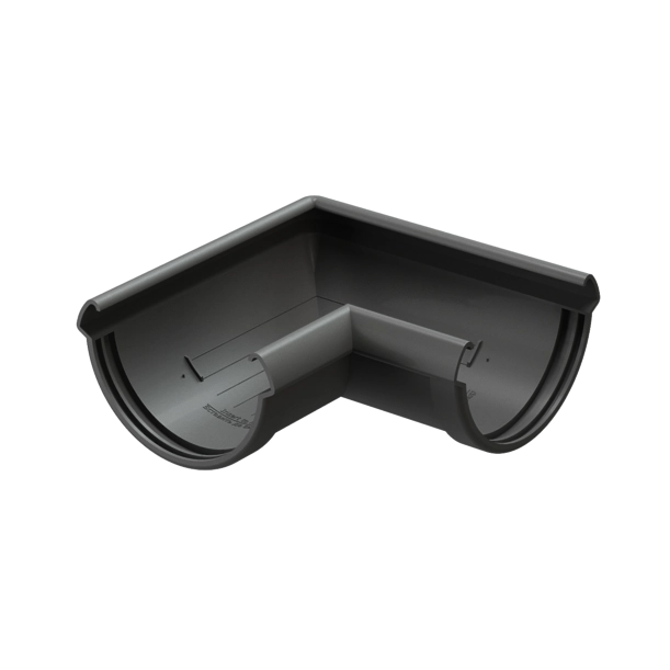 угол желоба Docke LUX 90гр графит