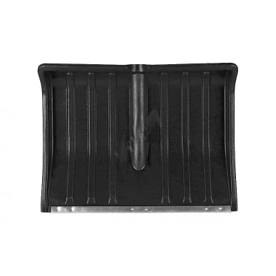 Лопата для снега 500*410мм пластмассовая с оцинкованной планкой №3 27257