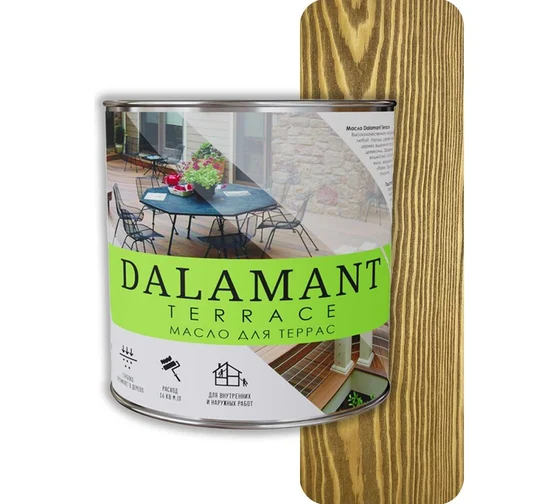 Масло для террас Dalamant Terrace 2.0 Можжевел 