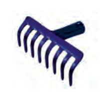 Грабли витые 8зуб без черенка 105*265мм 005016 