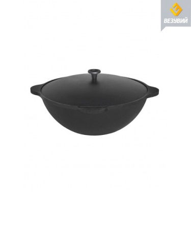 Казан 6л чугунный с крышкой Везувий 