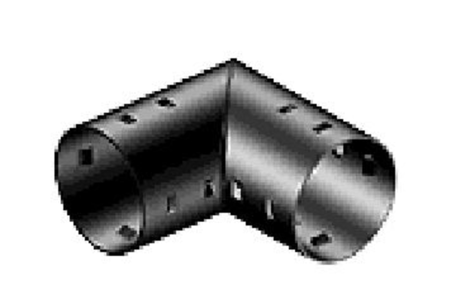 Отвод дренажный 90 градусов d63 