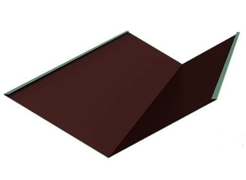 Планка ендовы нижняя 298*298*2000 Коричневая