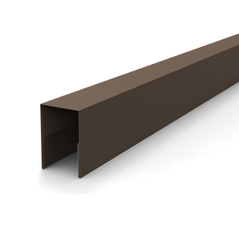 Планка П-образ 13*27*2000 Коричневая