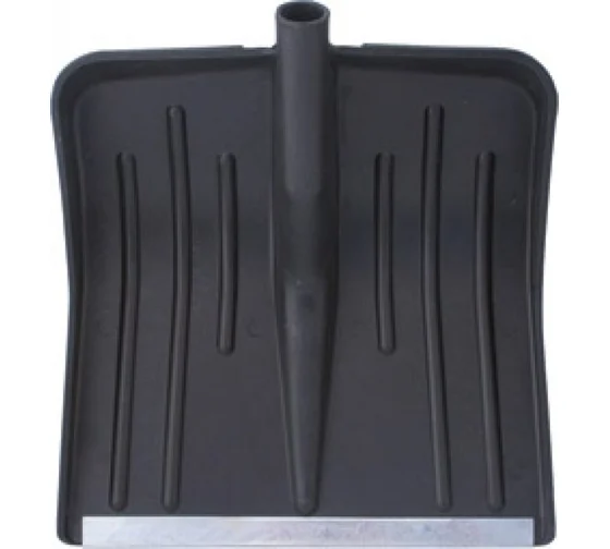 Лопата снегоуборочная 420*420мм пластиковая без черенка Полипласт 68100