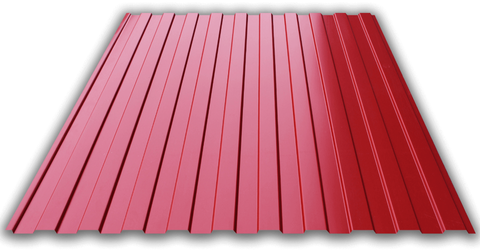 Профнастил С8 1.8*1.20м Красный