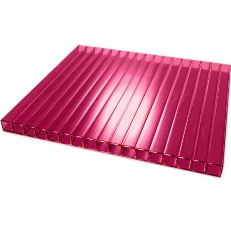 Поликарбонат 4мм Гранат 2.1*6м 