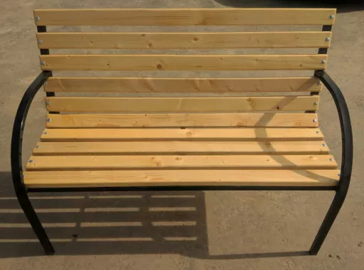 СКАМЕЙКА №1 с деревом 1.2*0.41*0.9м 