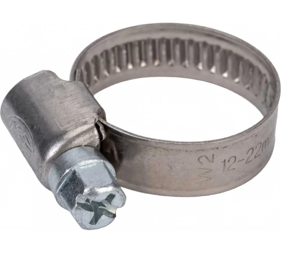 хомут червяч 12-22\9мм 2шт Клип 27109-2