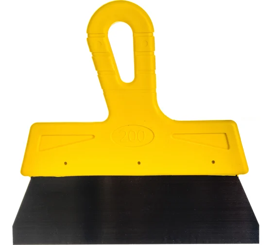 шпатель фасад 200мм нерж\пл руч МастерБибер 35176